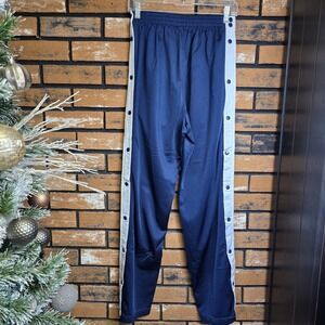 Vintage Athletic Works Breakaway Side Snap Basketball‎ Pants Mens Small Blue